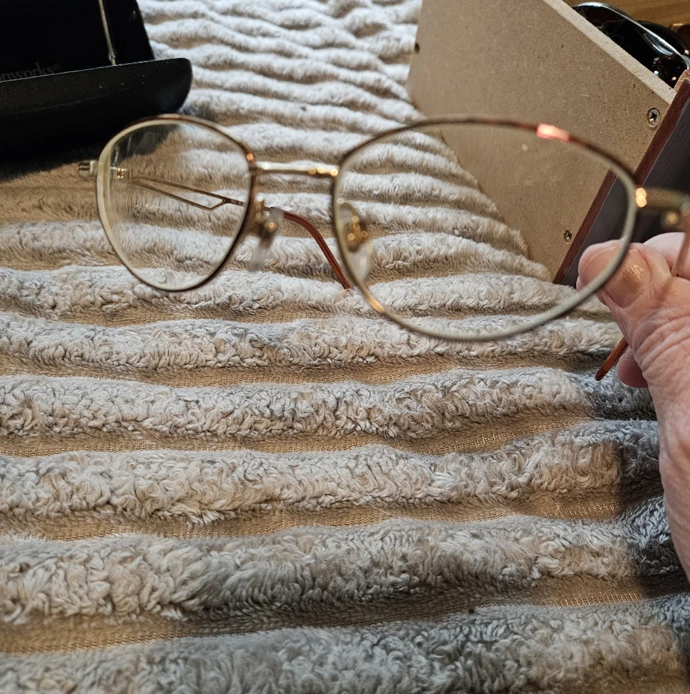 SALE ** Elegant Gold Prescription Women's Glasses